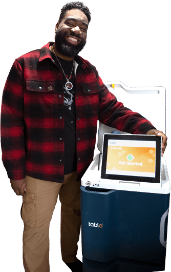 The main thing with Tablo is that it opens up your time.<br><br><h6><a href="https://stories.outsetmedical.com/perspective/the-raw-truth-from-a-home-hemodialysis-warrior/"><button float: right; type="button"  class= "whitebutton" name="myButton">Read David's perspective</button></h6>